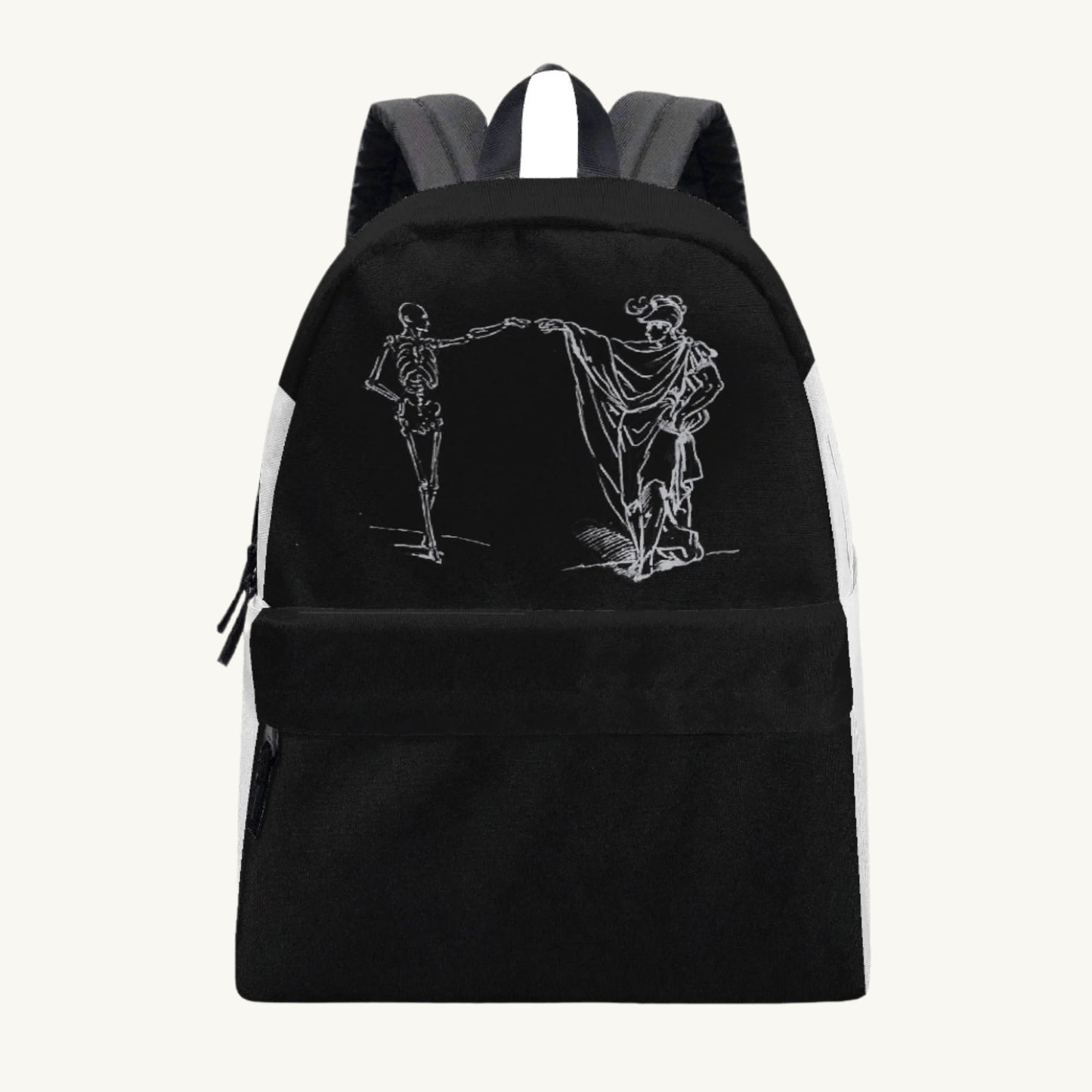 Memento Mori Black Backpack - Jaded Lament