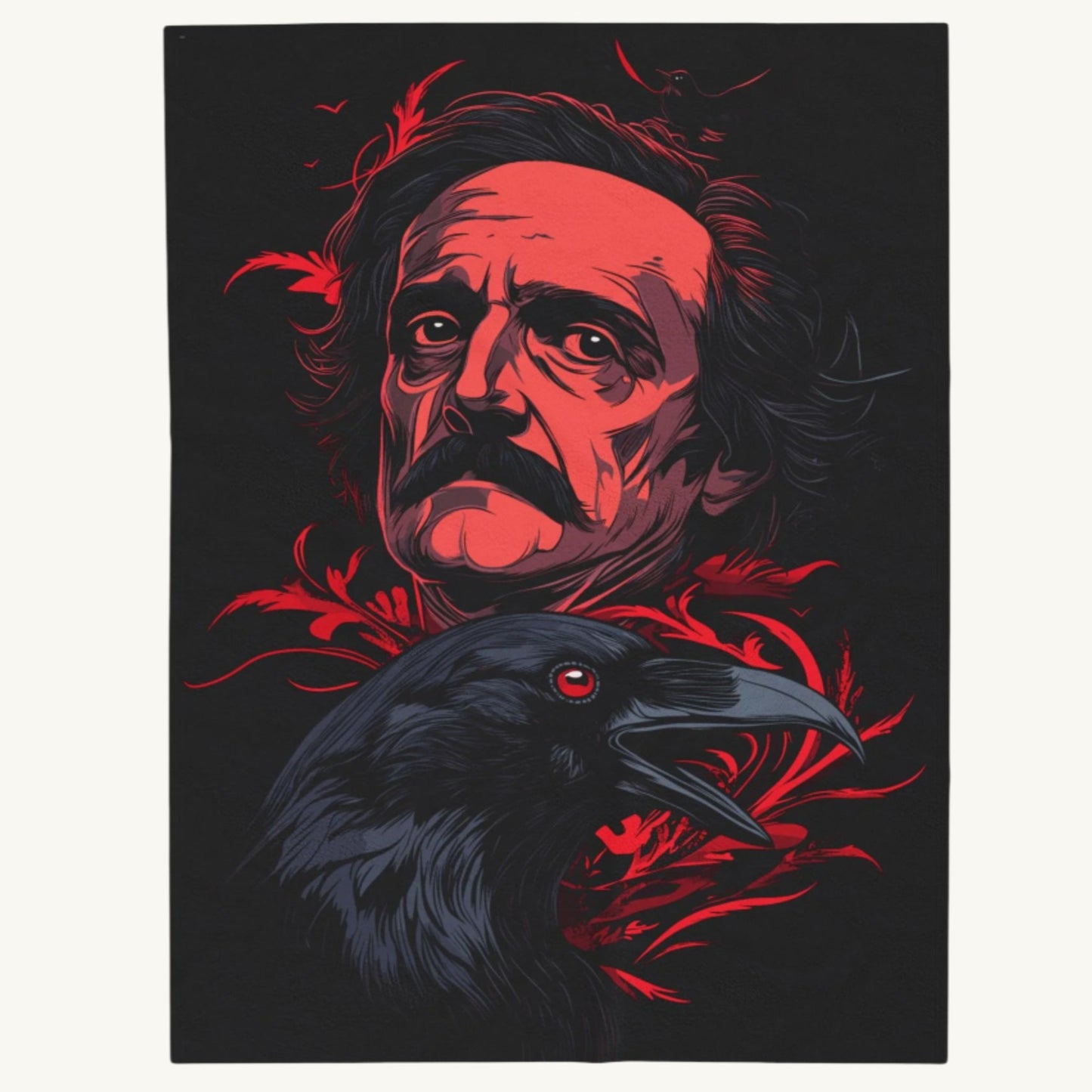 The Raven Nevermore & Evermore Blanket - Jaded Lament