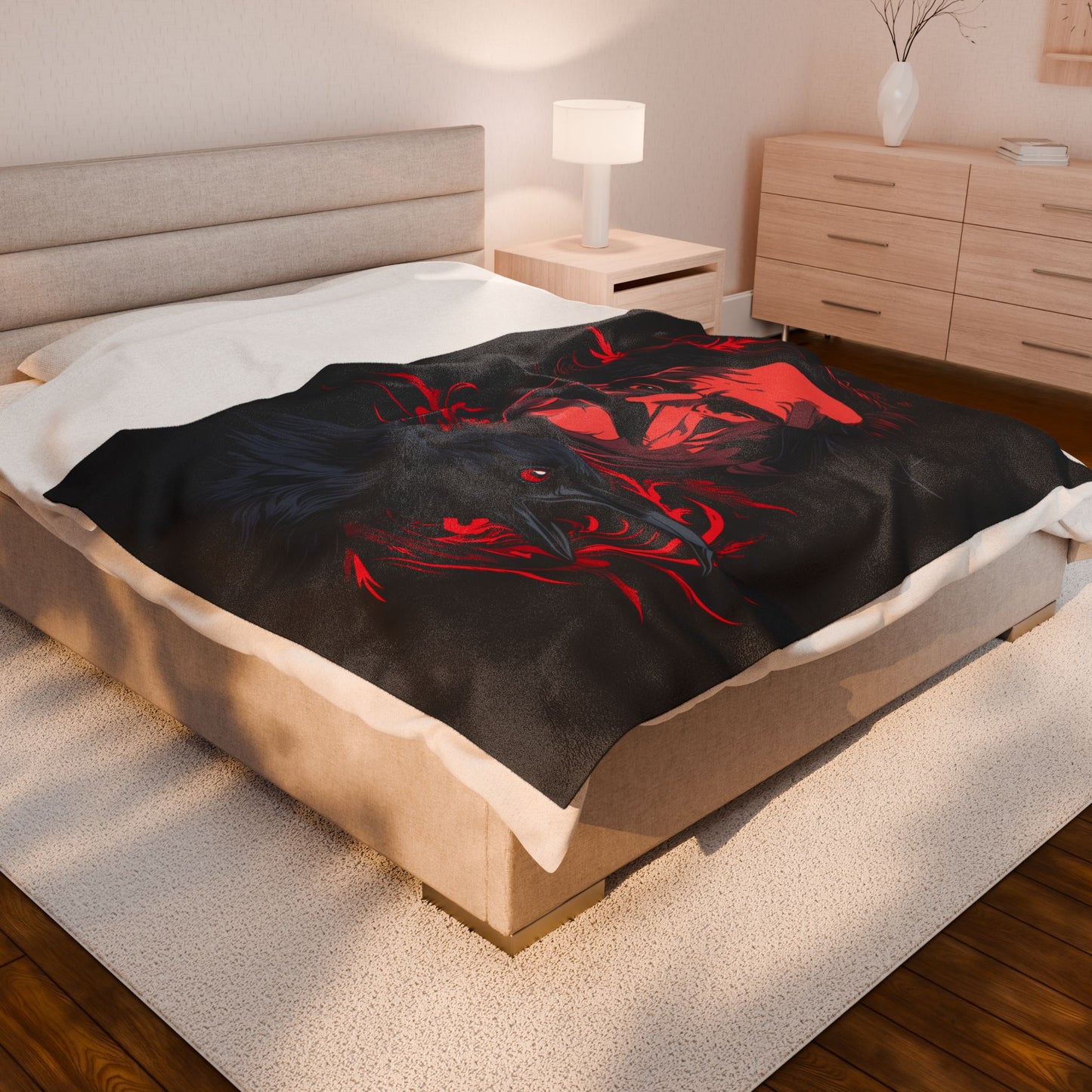 The Raven Nevermore & Evermore Blanket - Jaded Lament