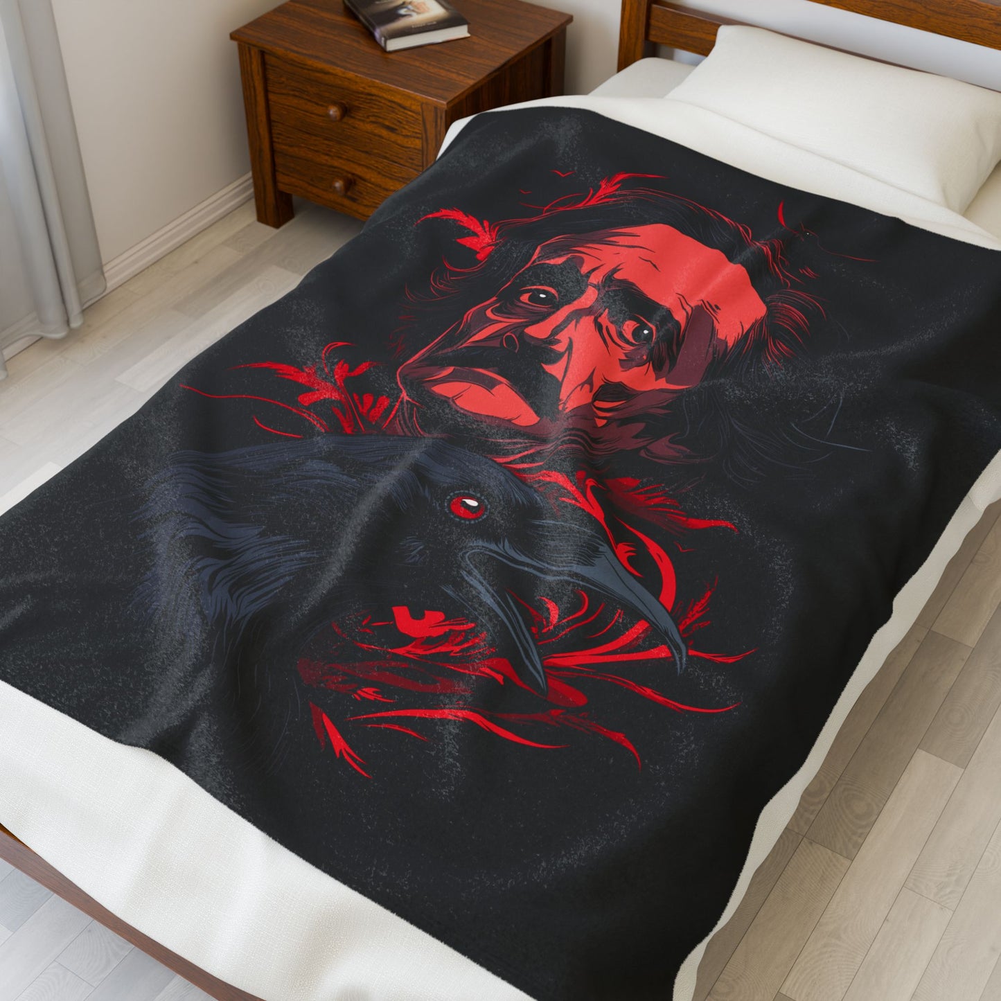 The Raven Nevermore & Evermore Blanket - Jaded Lament