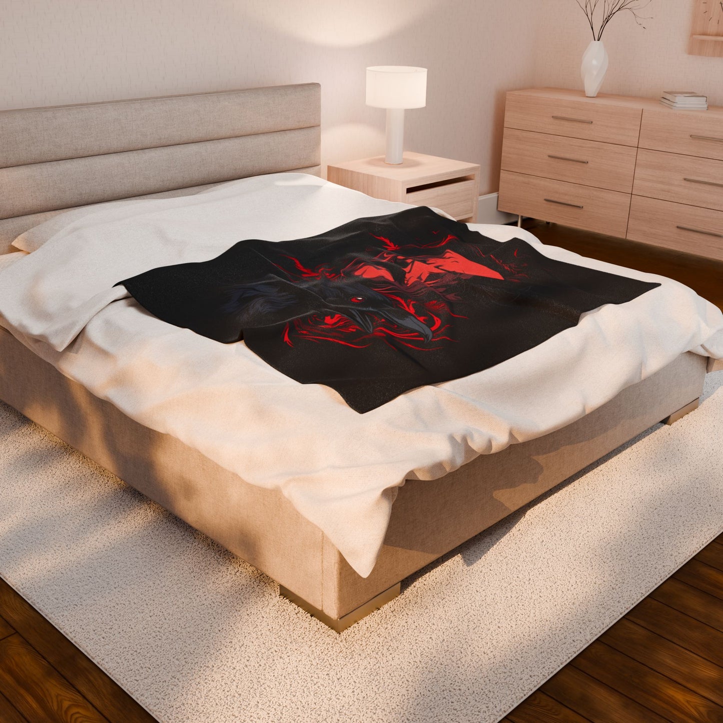 The Raven Nevermore & Evermore Blanket - Jaded Lament