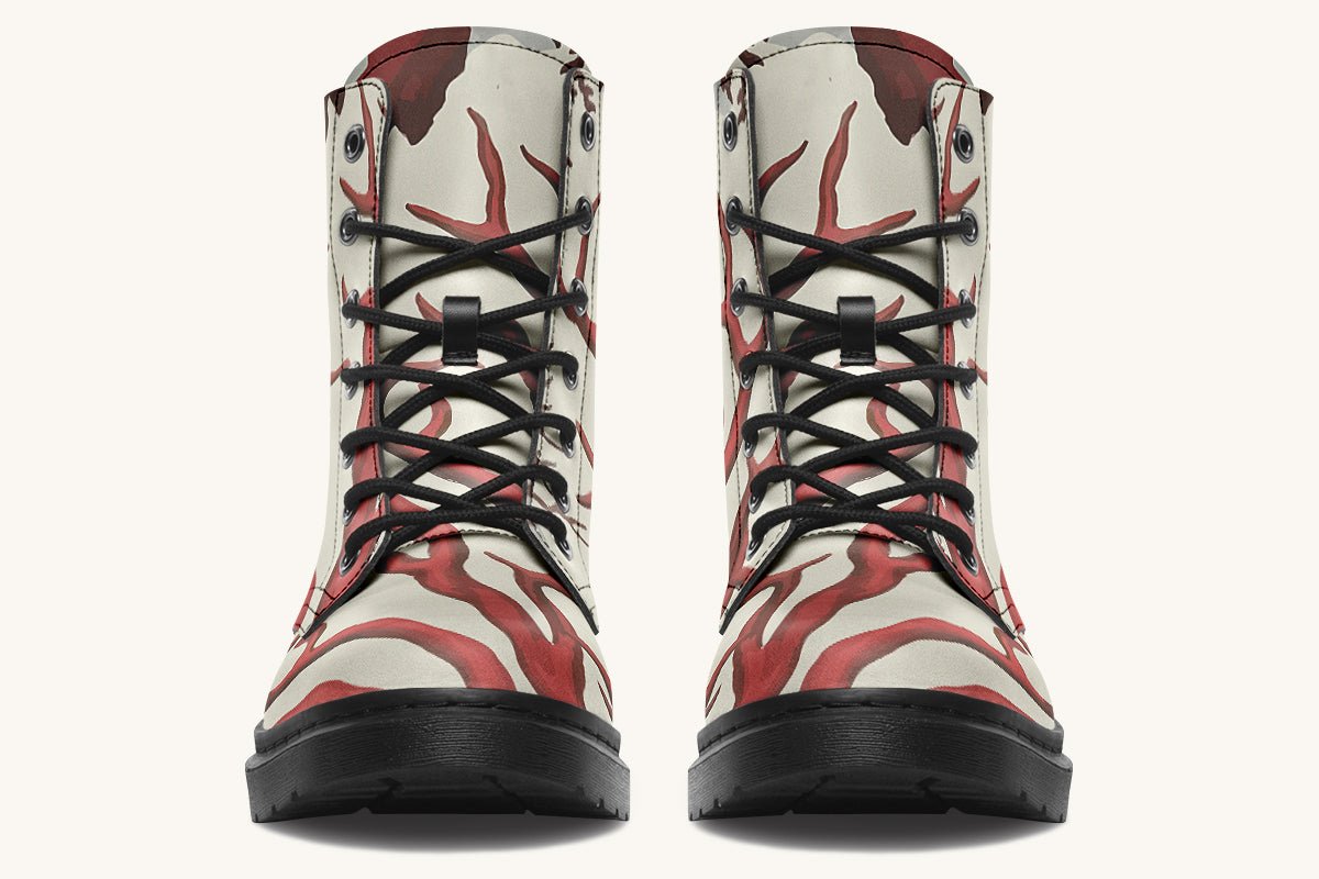 A Bloodroot Coral Sea Boots - Jaded Lament