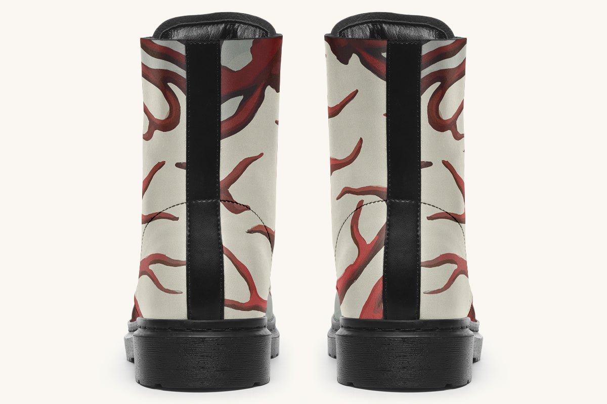 A Bloodroot Coral Sea Boots - Jaded Lament