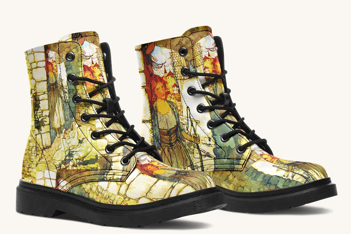 Alas Dear Goose Girl Boots - Jaded Lament