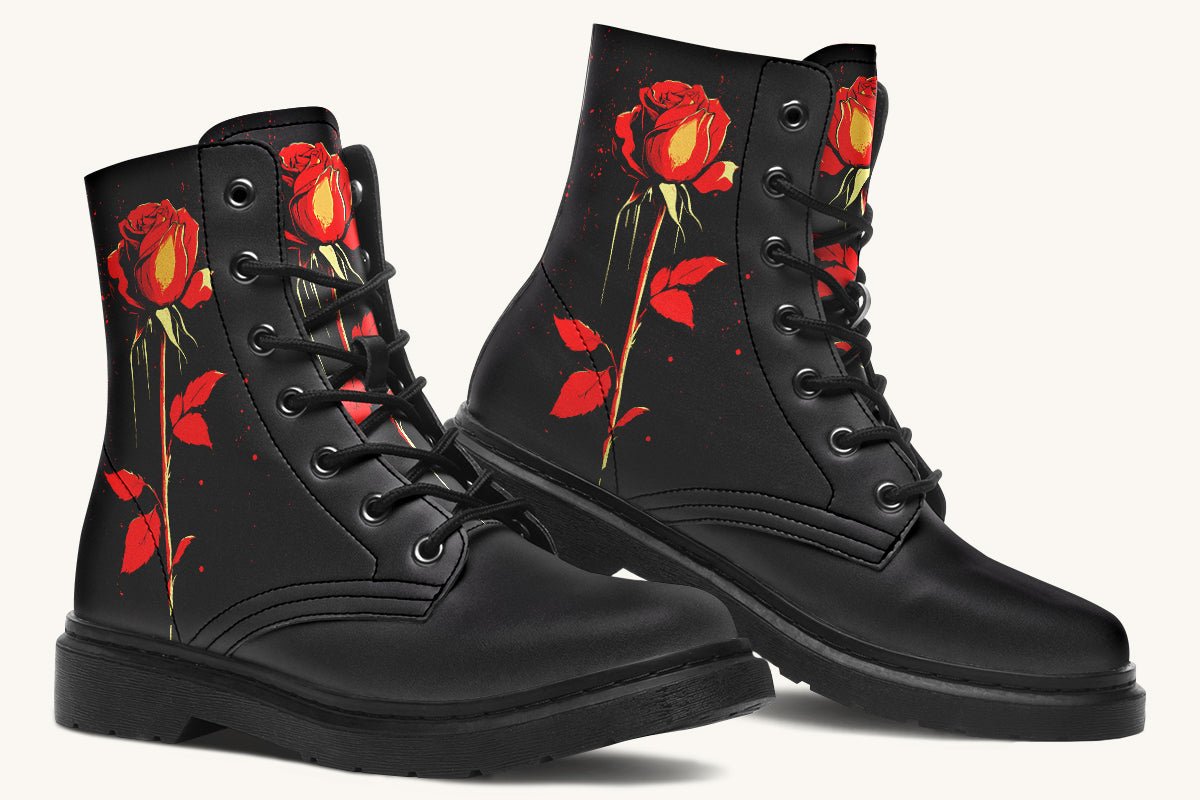Bleeding Rose Boots - Jaded Lament