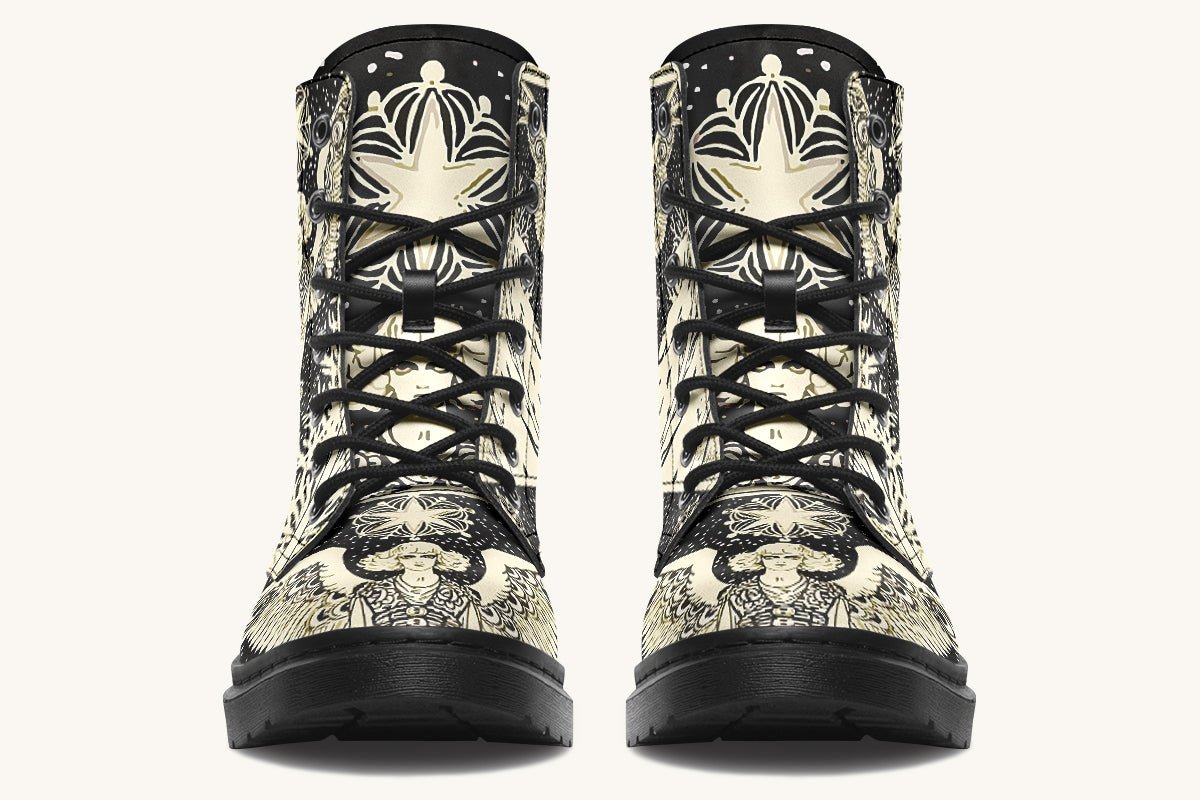 Call Upon the Star Cream Boots - Jaded Lament