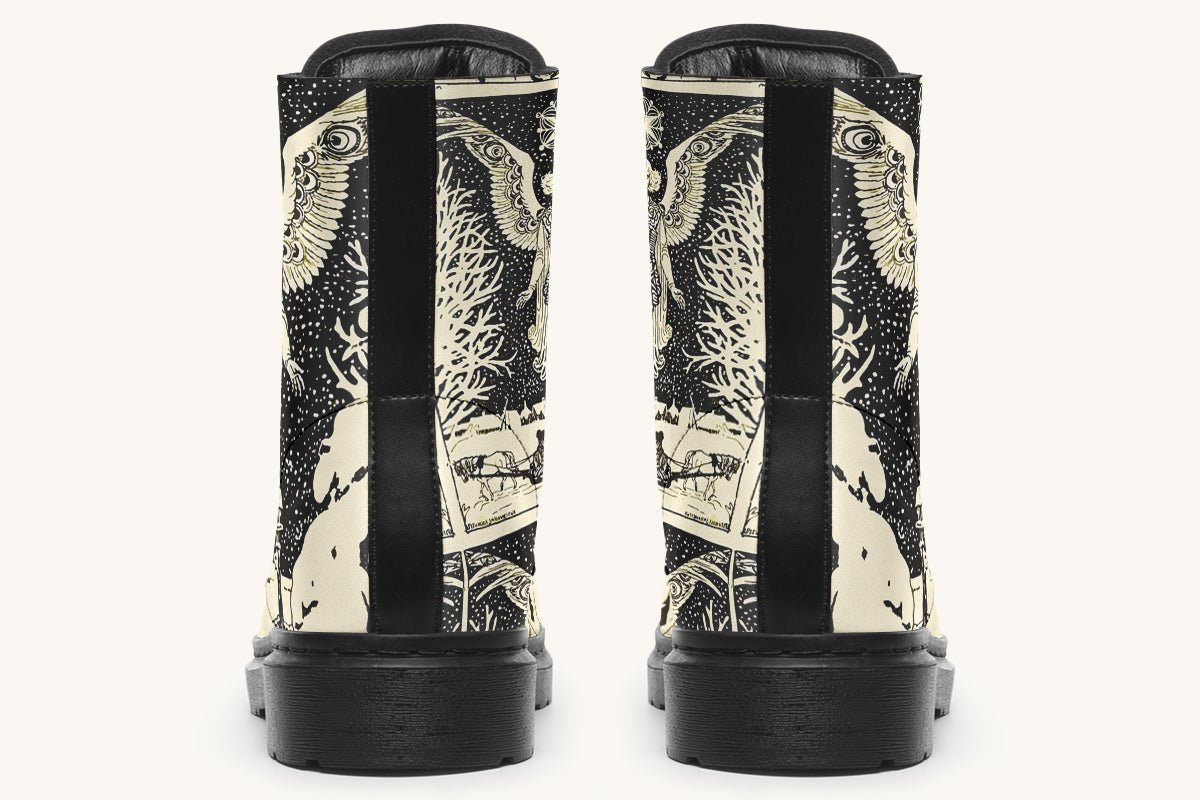 Call Upon the Star Cream Boots - Jaded Lament