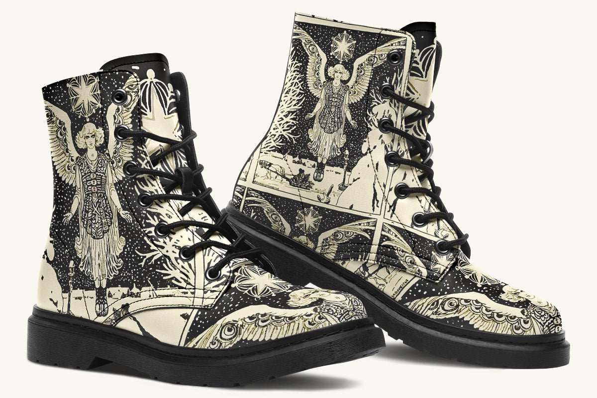Call Upon the Star Cream Boots - Jaded Lament