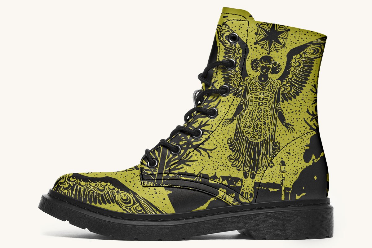 Call Upon the Star Green Black Boots - Jaded Lament