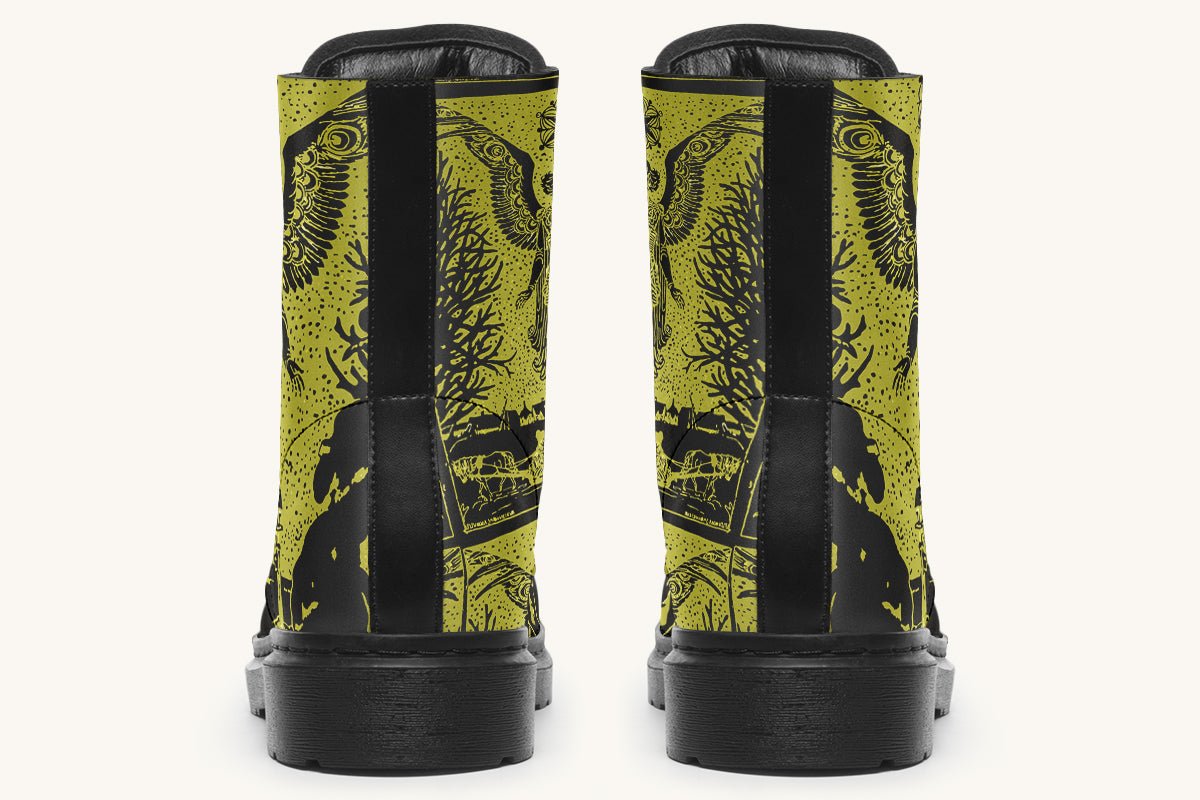 Call Upon the Star Green Black Boots - Jaded Lament