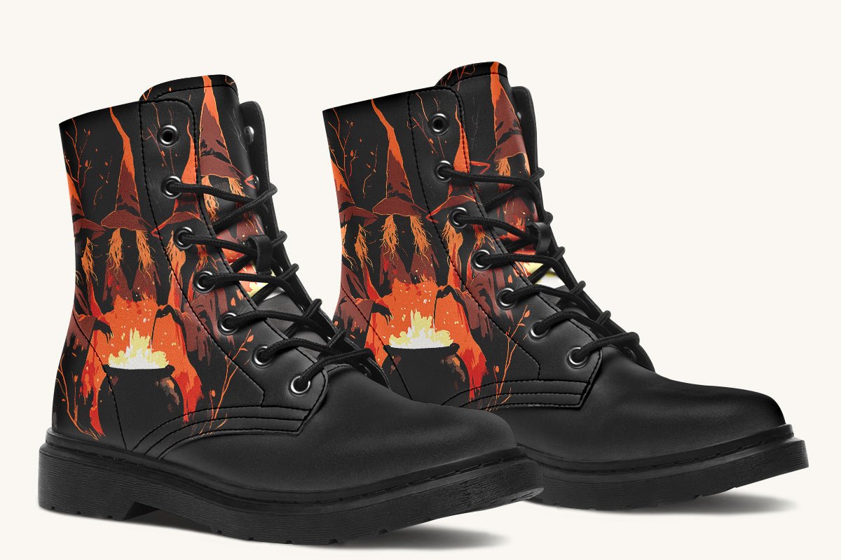 Double Double Toil And Trouble Boots - Jaded Lament