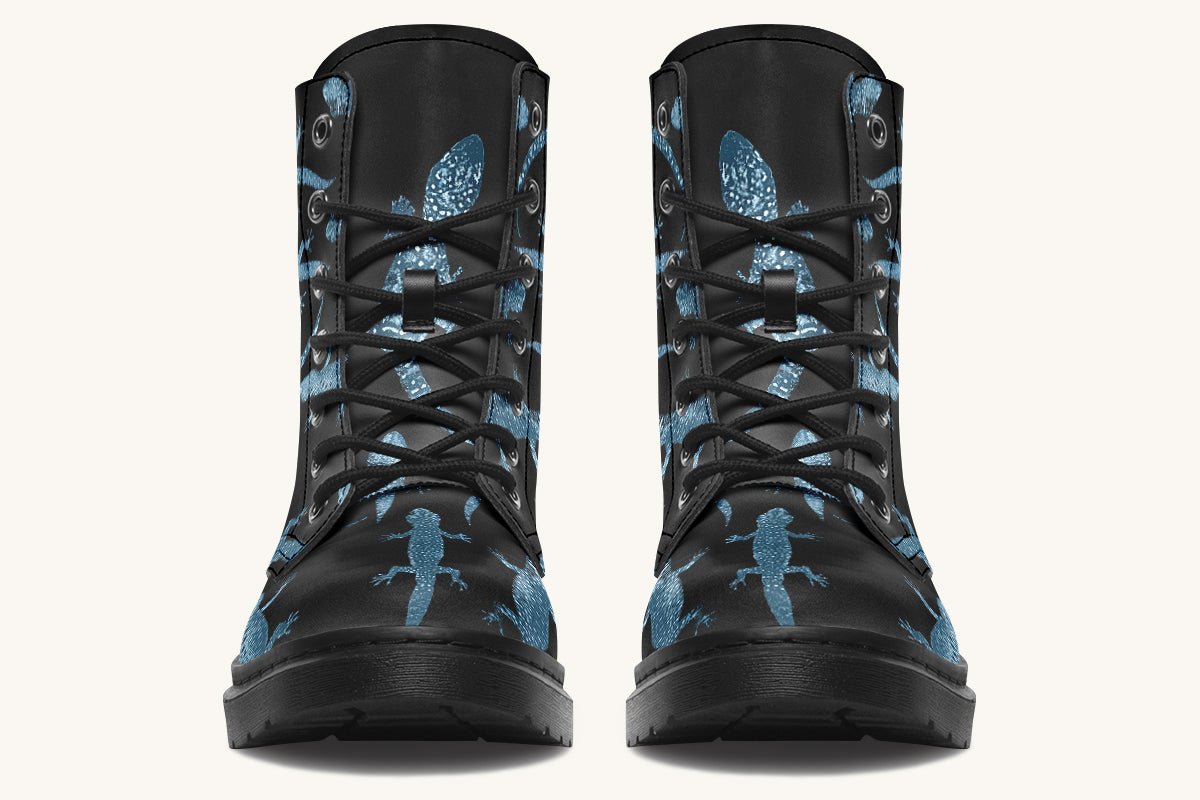 March of the Lizards Blue Black Boots - Jaded Lament