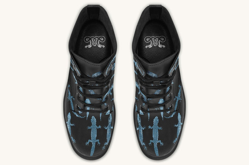 March of the Lizards Blue Black Boots - Jaded Lament