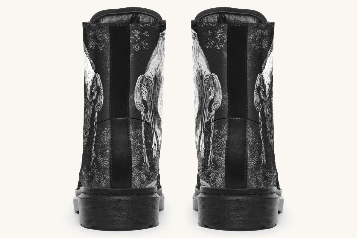 She Watched the Bones Sink Black Boots - Jaded Lament