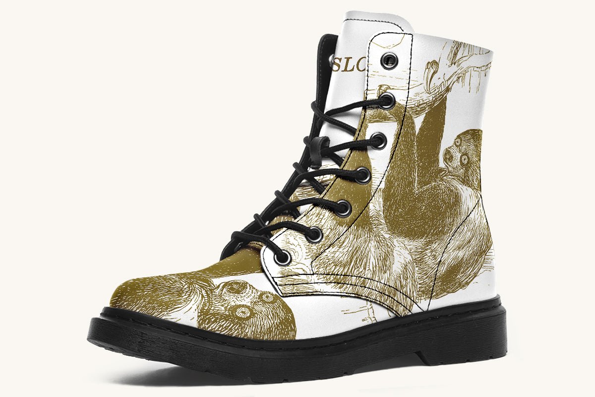 The Sloth Stays Brown White Boots - Jaded Lament