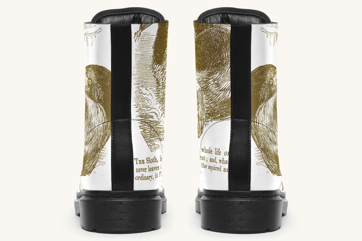 The Sloth Stays Brown White Boots - Jaded Lament