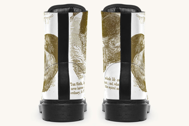 The Sloth Stays Brown White Boots - Jaded Lament