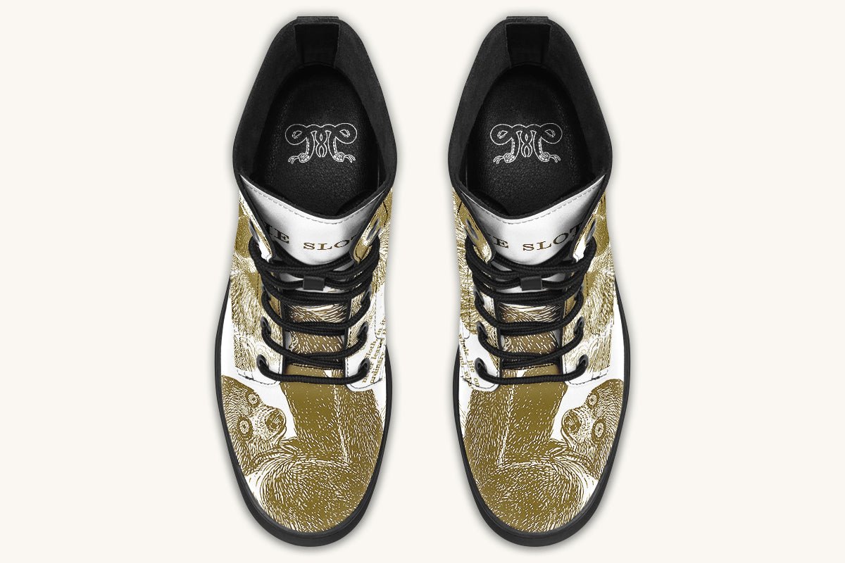 The Sloth Stays Brown White Boots - Jaded Lament
