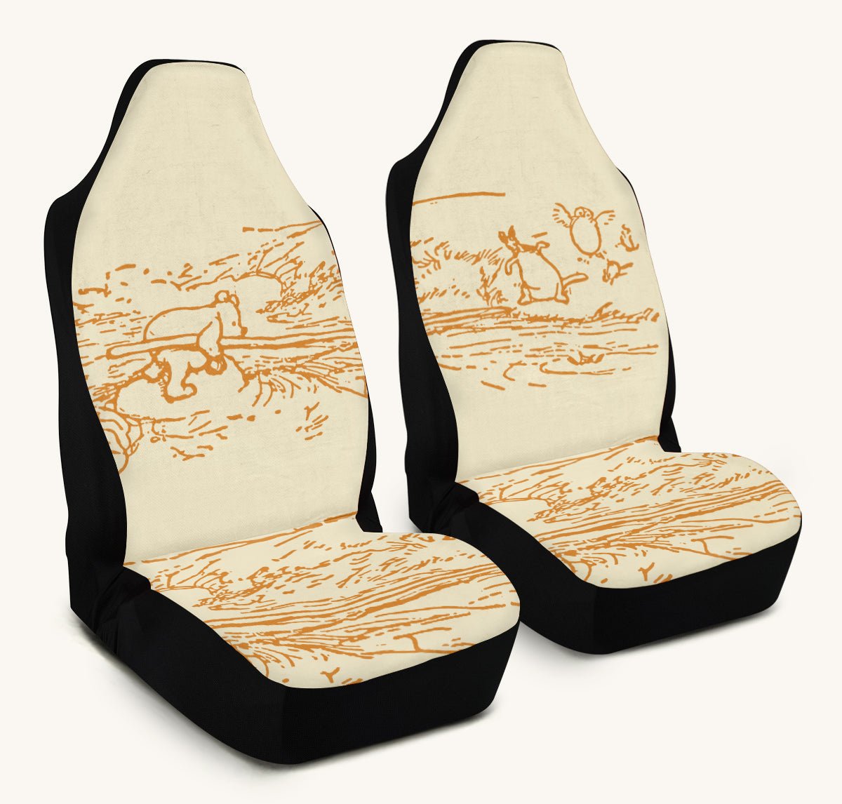 A Day With Friends Car Seat Cover - Jaded Lament