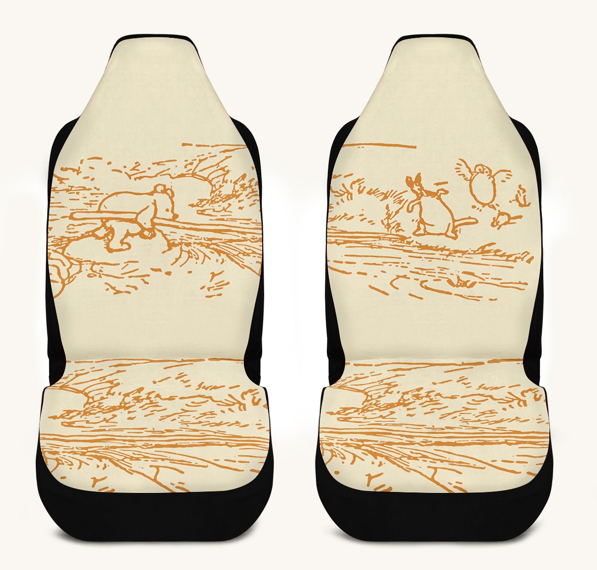A Day With Friends Car Seat Cover - Jaded Lament