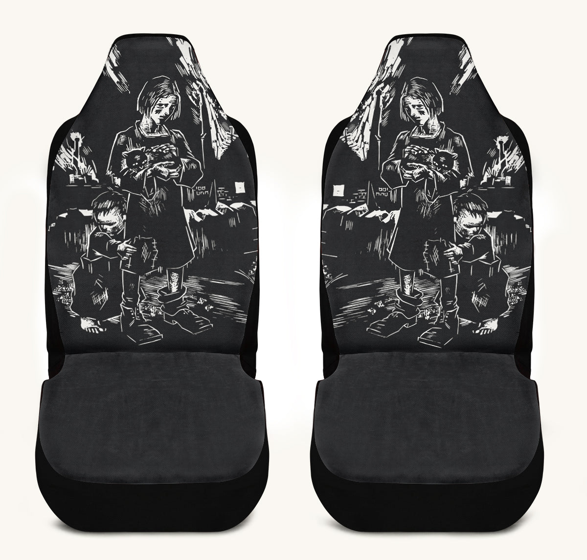 After the Fire Survival is Defiance Car Seat Cover - Jaded Lament