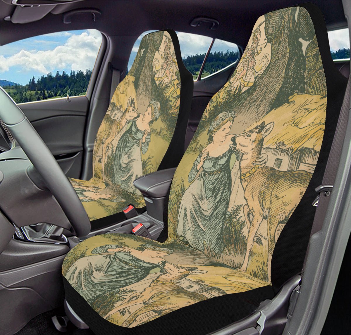 Brother Drank from the Wrong Stream Car Seat Cover - Jaded Lament