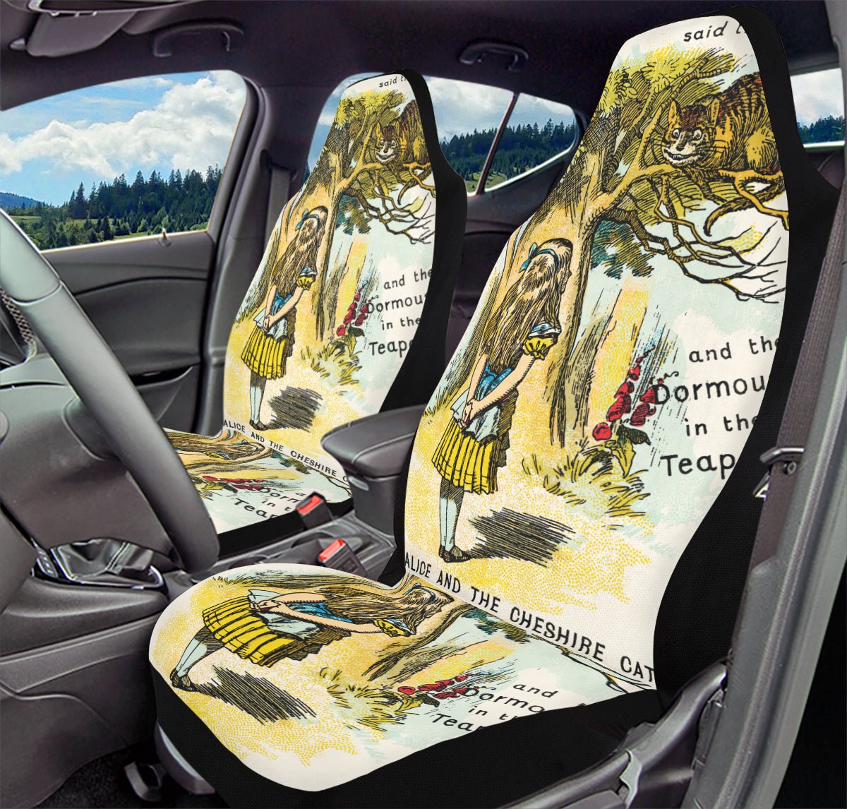 Cheshire Knows Car Seat Cover - Jaded Lament