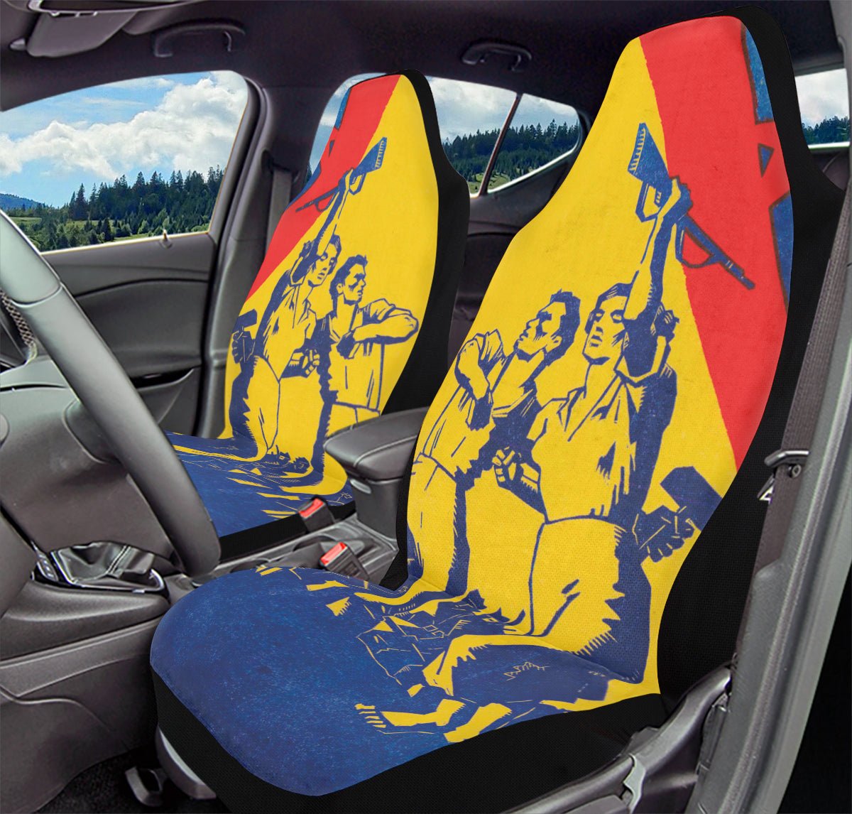 From the Ground We Rise Car Seat Cover - Jaded Lament