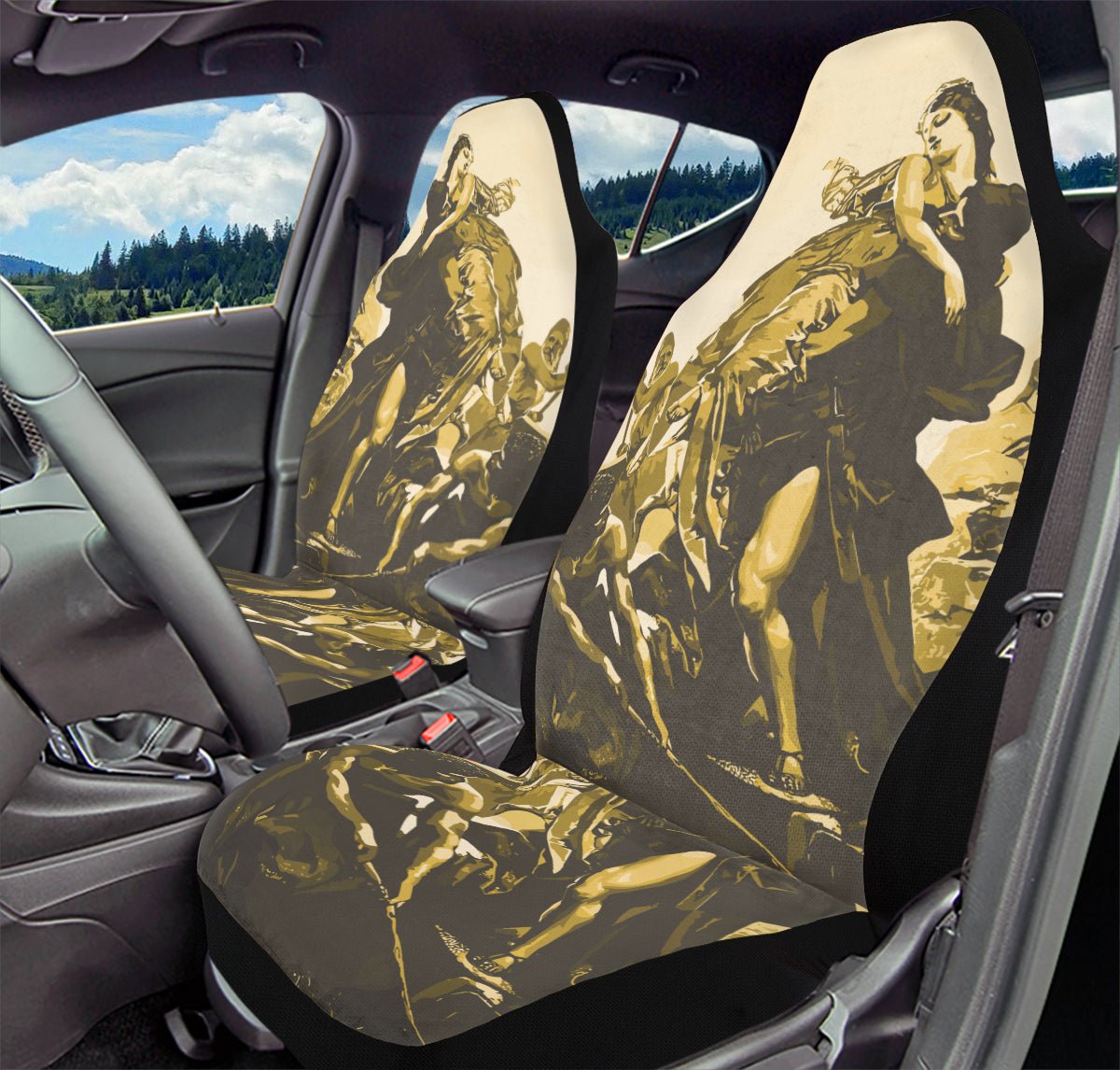 Helen Flameborne Car Seat Cover - Jaded Lament