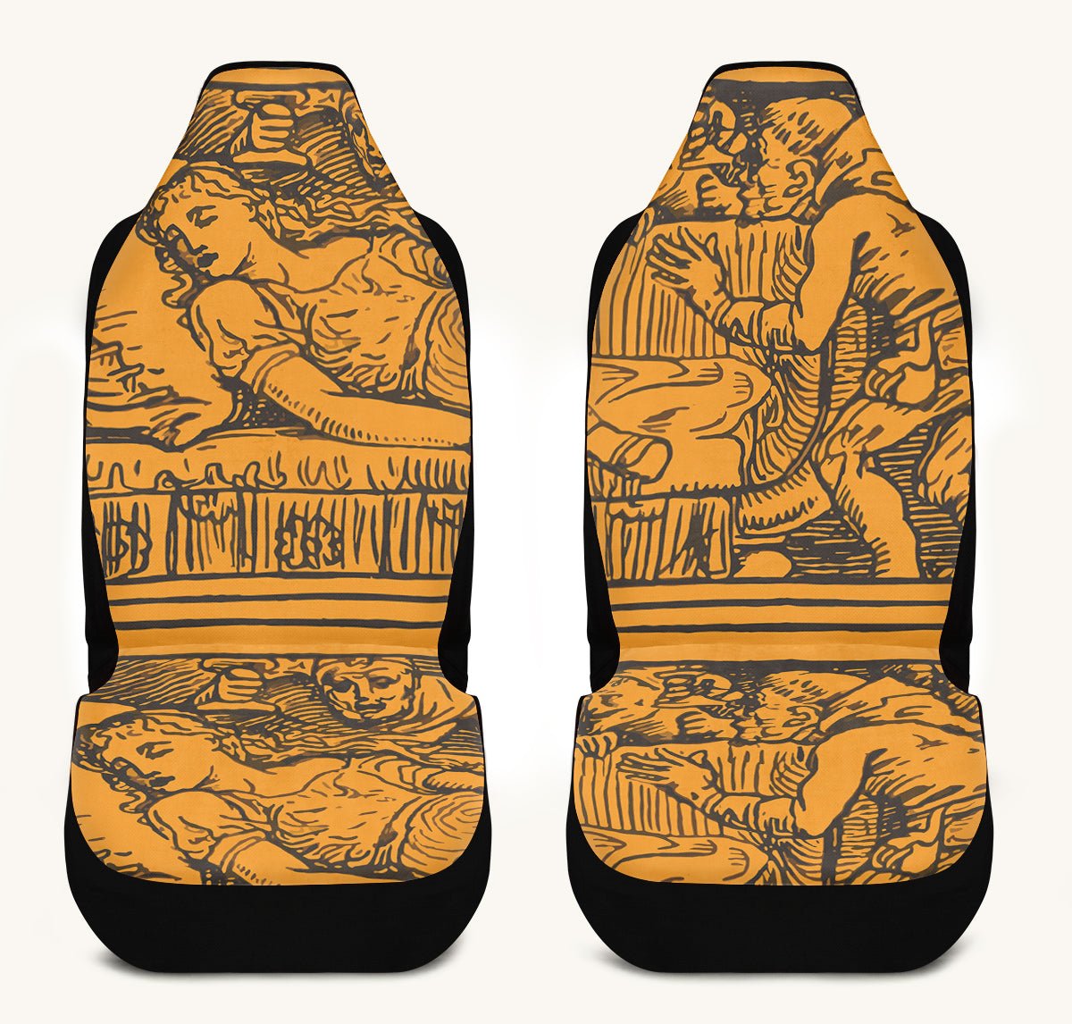 Lament of The Carved Car Seat Cover - Jaded Lament