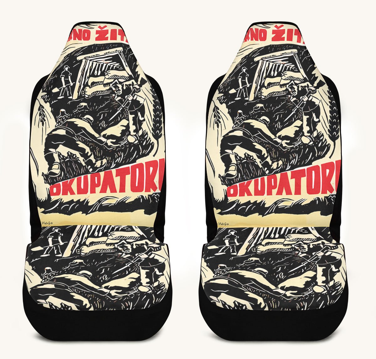 Not a Grain of Wheat to the Occupier Car Seat Cover - Jaded Lament