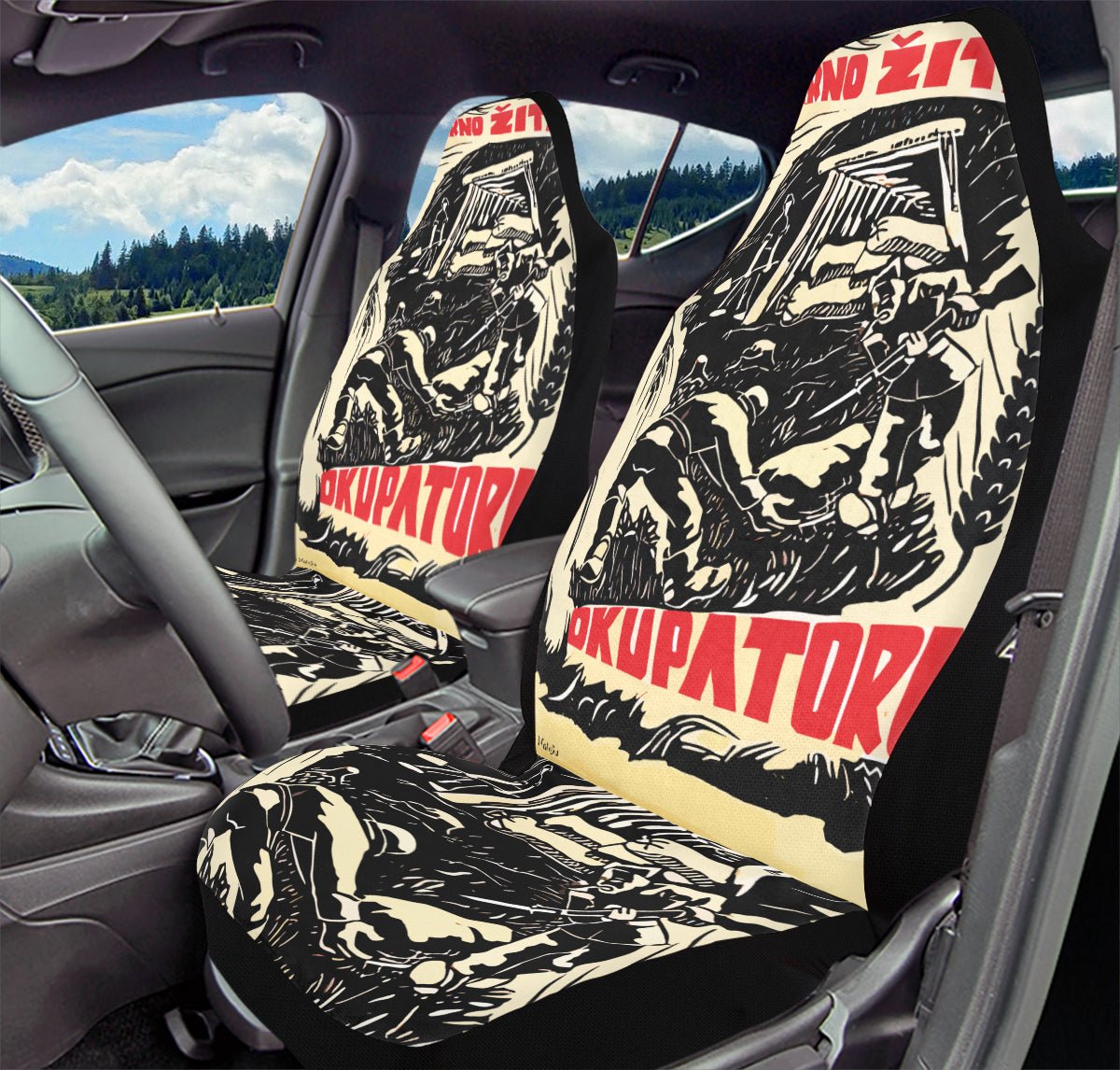 Not a Grain of Wheat to the Occupier Car Seat Cover - Jaded Lament