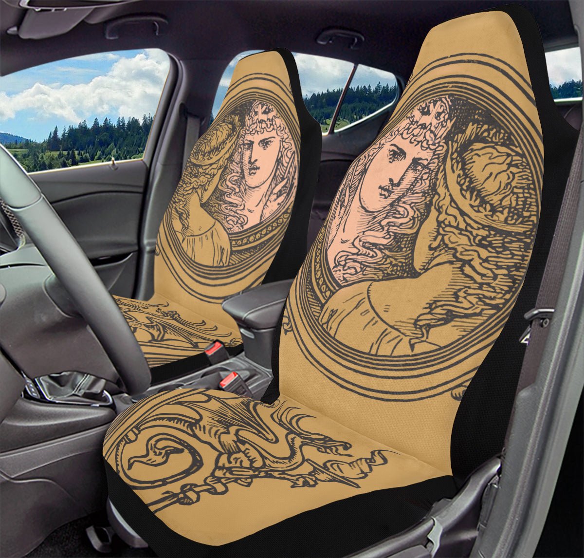 Reflections On Envy Car Seat Cover - Jaded Lament