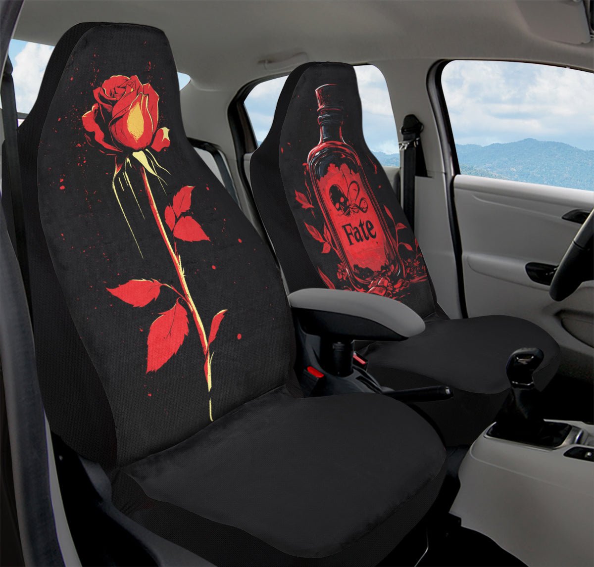 Romeos Fate Car Seat Cover - Jaded Lament