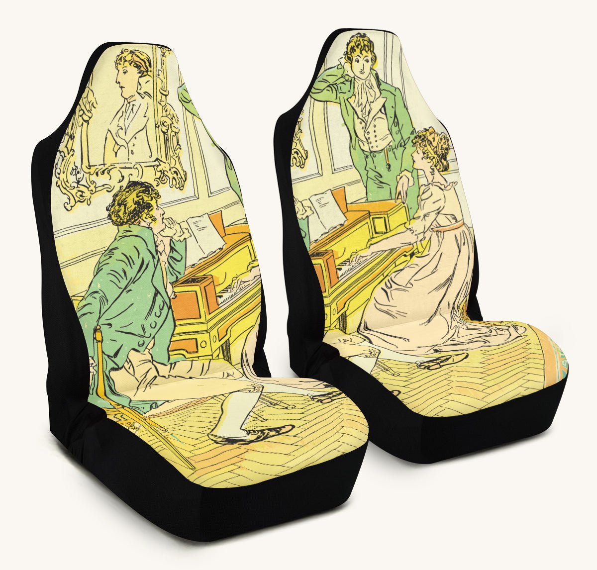 You Must Allow Me to Speak Jane Austen Car Seat Cover - Jaded Lament