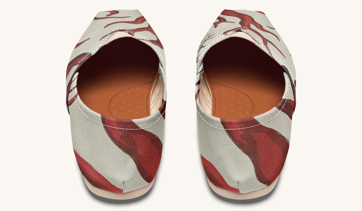 A Bloodroot Coral Sea Casual Shoes - Jaded Lament
