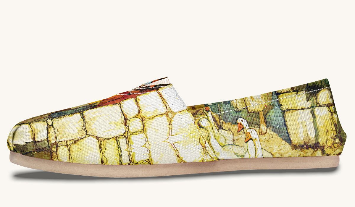Alas Dear Goose Girl Casual Shoes - Jaded Lament