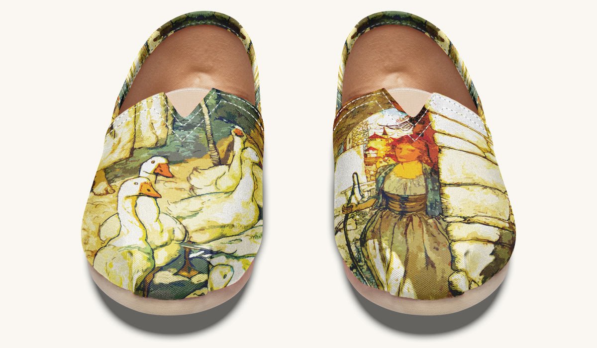 Alas Dear Goose Girl Casual Shoes - Jaded Lament
