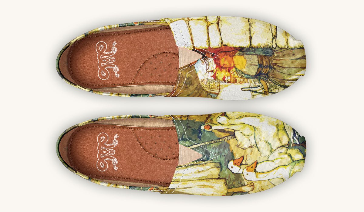 Alas Dear Goose Girl Casual Shoes - Jaded Lament