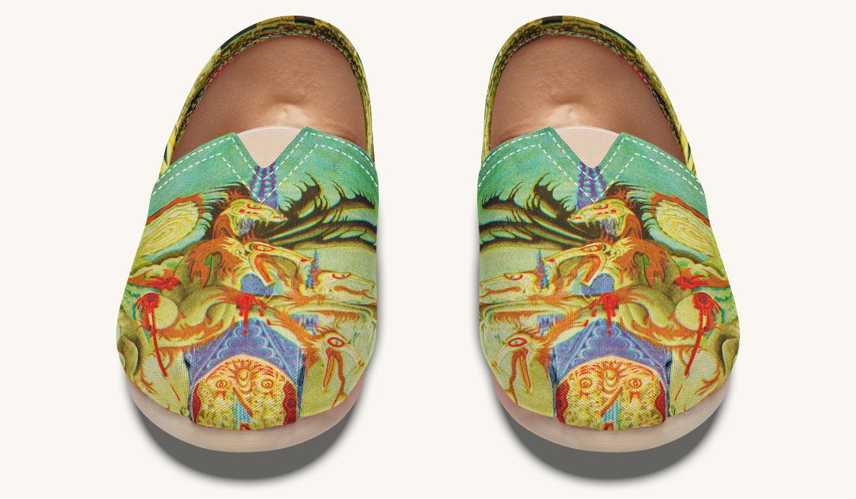 Before The Dragon Broke The Sky Casual Shoes - Jaded Lament