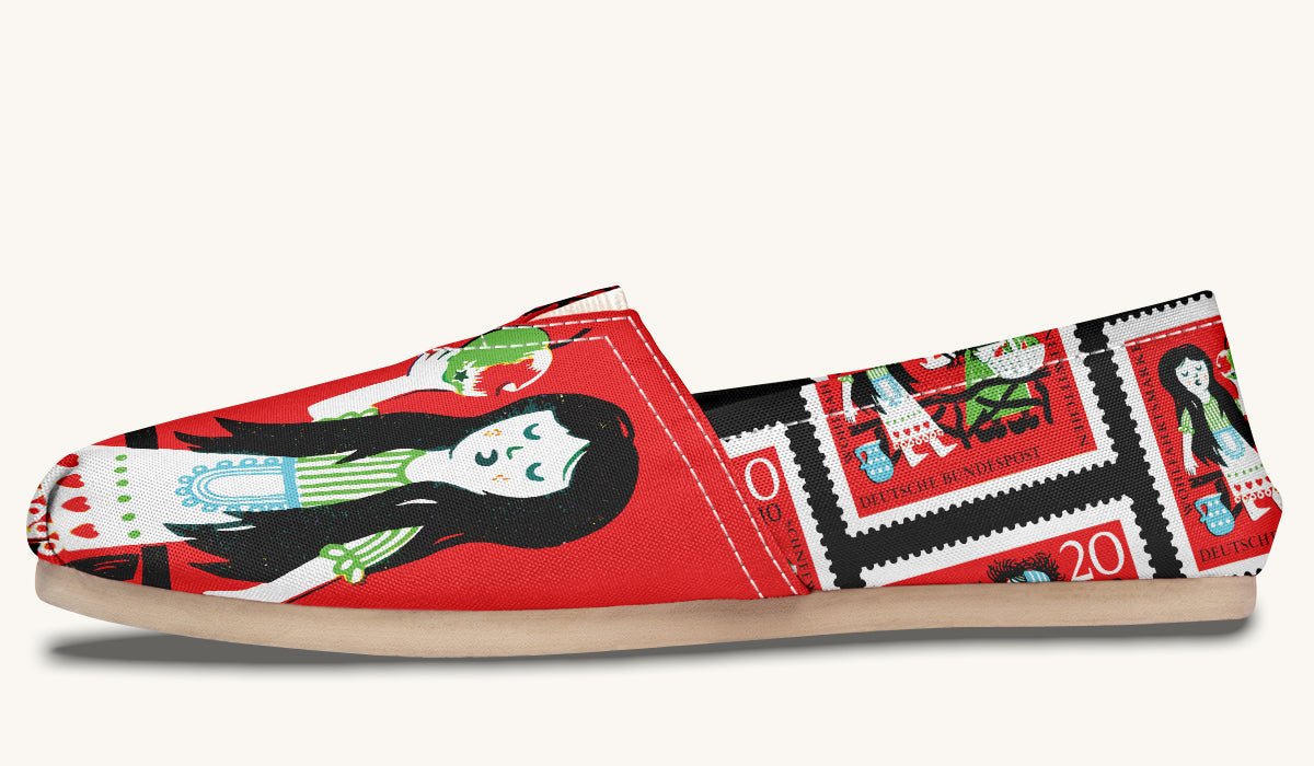 Beneath The Red Canopy Casual Shoes - Jaded Lament