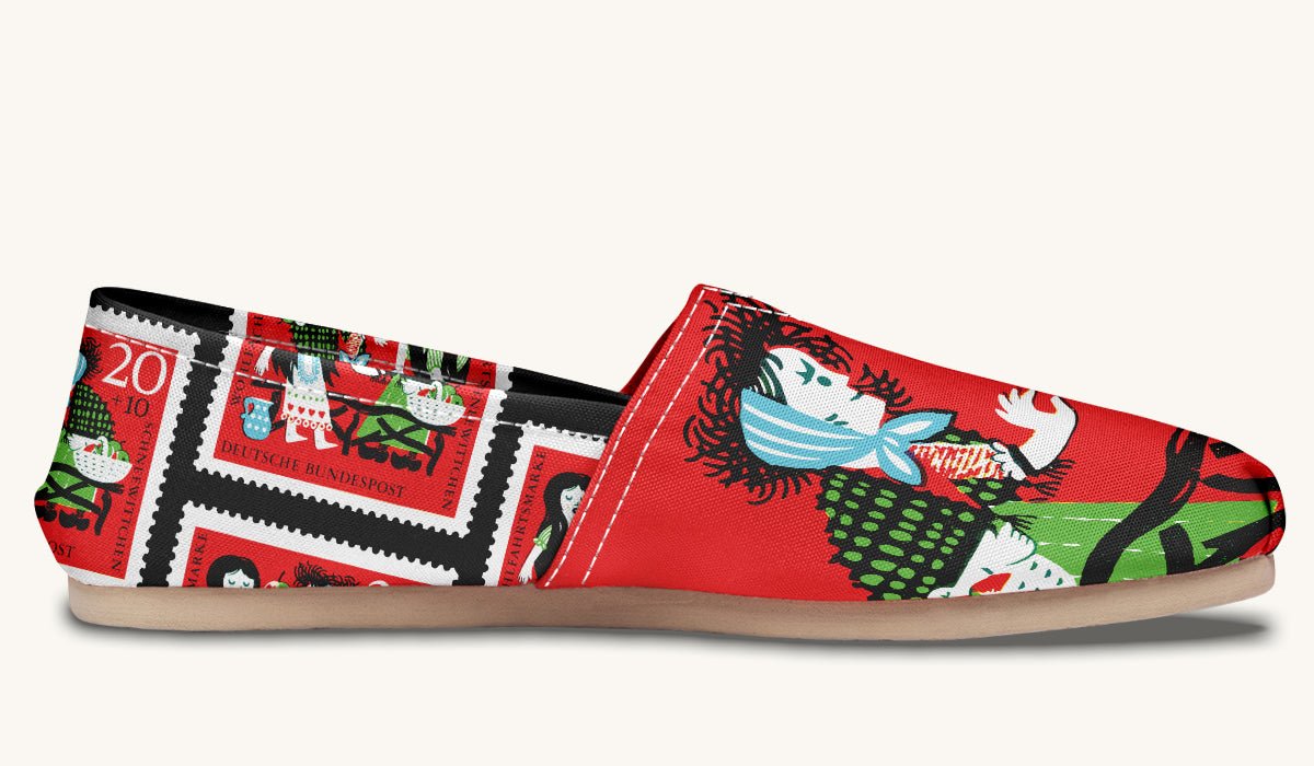 Beneath The Red Canopy Casual Shoes - Jaded Lament