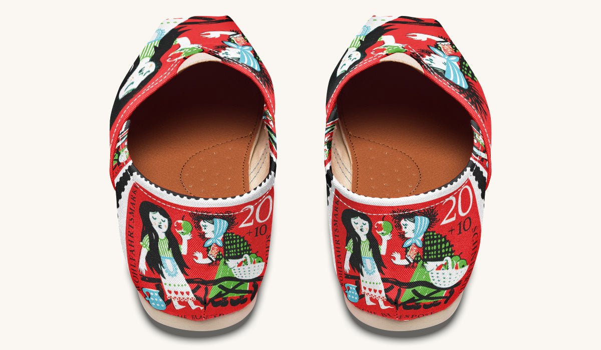 Beneath The Red Canopy Casual Shoes - Jaded Lament