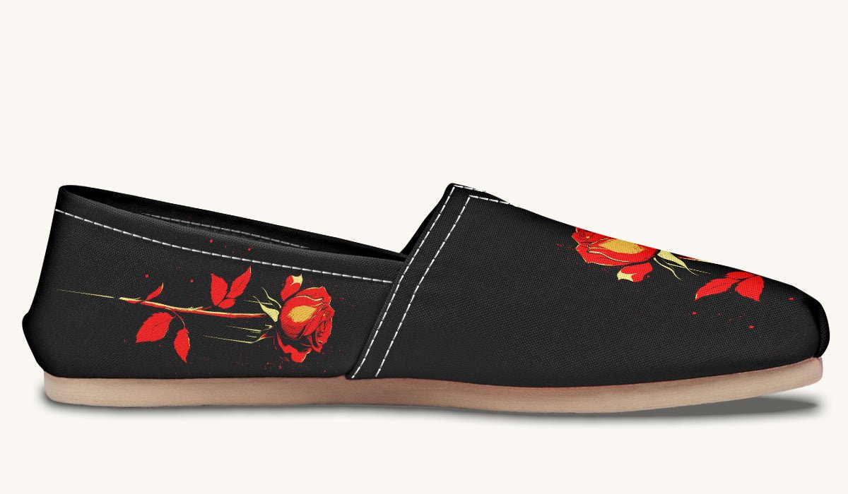 Bleeding Rose Casual Shoes - Jaded Lament