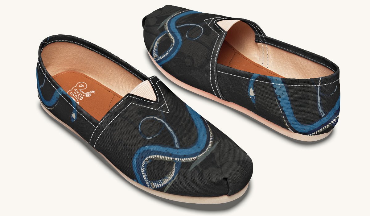 The Blue Coil Shadow Snake Hightop - Jaded Lament