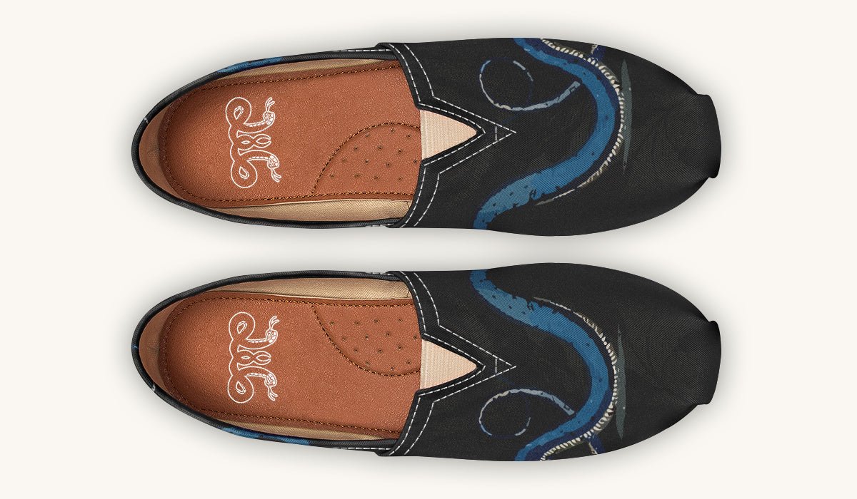 The Blue Coil Shadow Snake Hightop - Jaded Lament