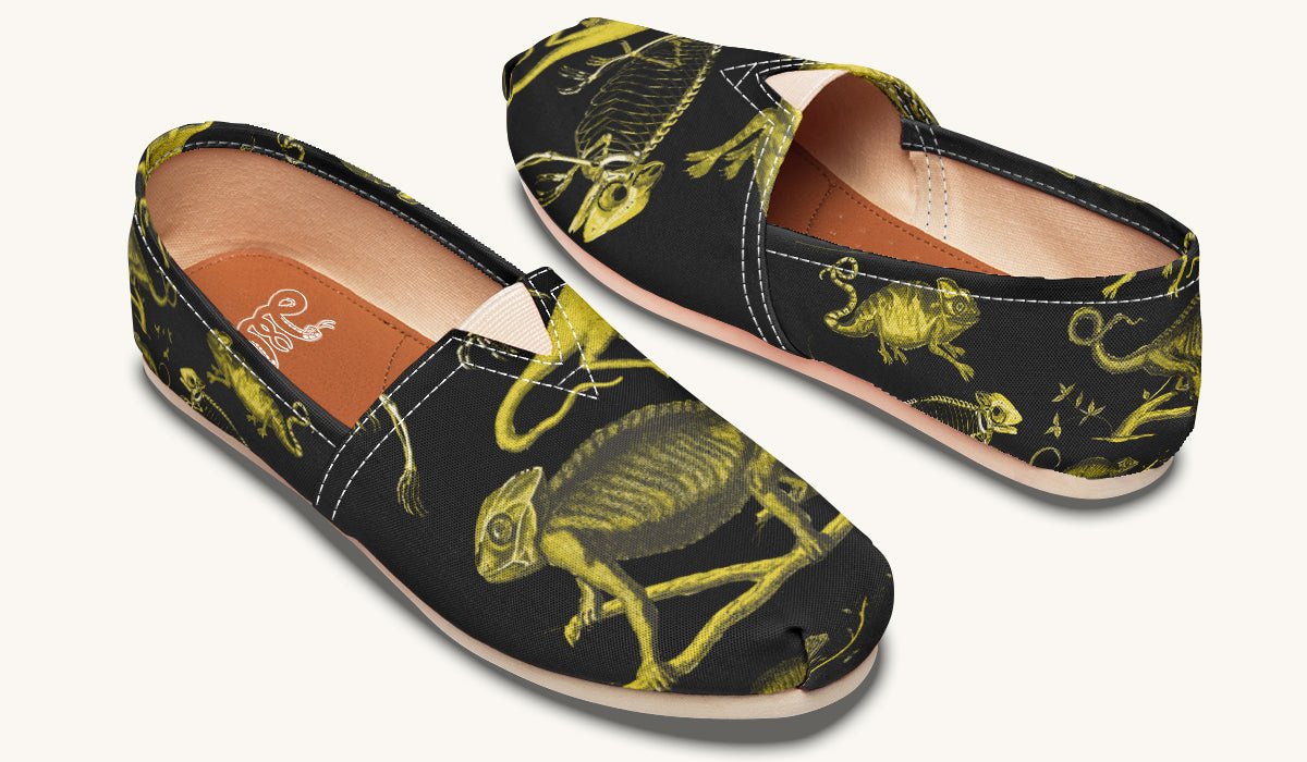 Reptilian in Bloom Black and Blue Casual Shoes - Jaded Lament