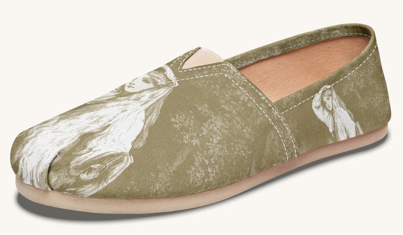 She Watched the Bones Sink Casual Shoes - Jaded Lament