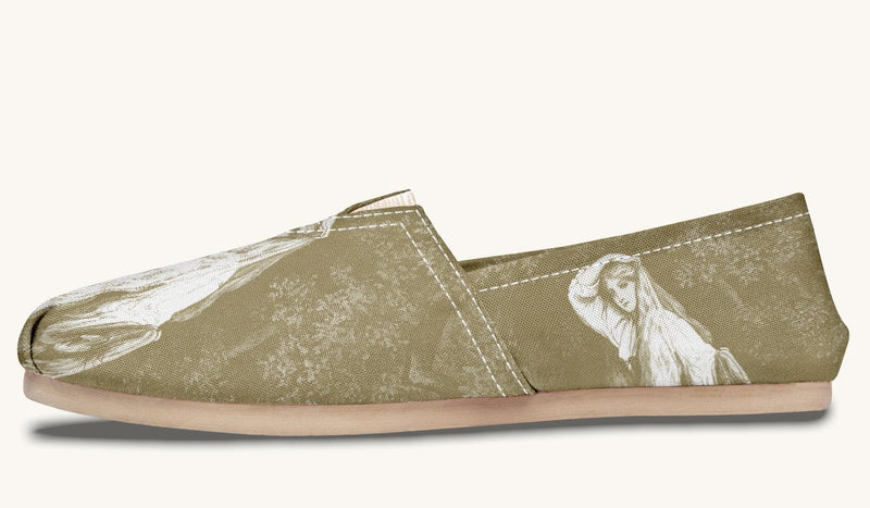 She Watched the Bones Sink Casual Shoes - Jaded Lament