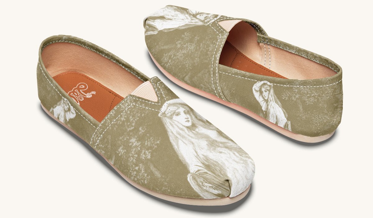 She Watched the Bones Sink Casual Shoes - Jaded Lament